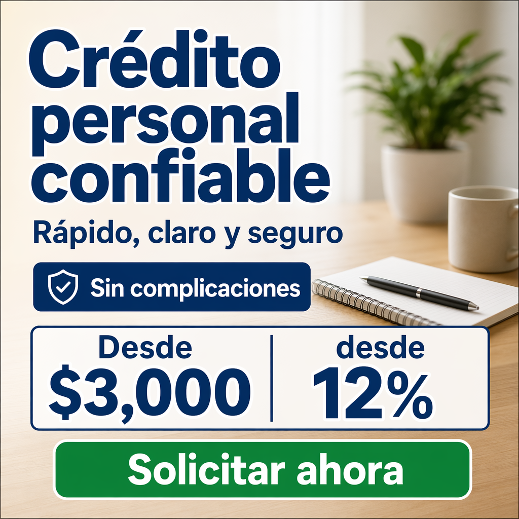 Crédito personal / empréstimo simple, confiable...