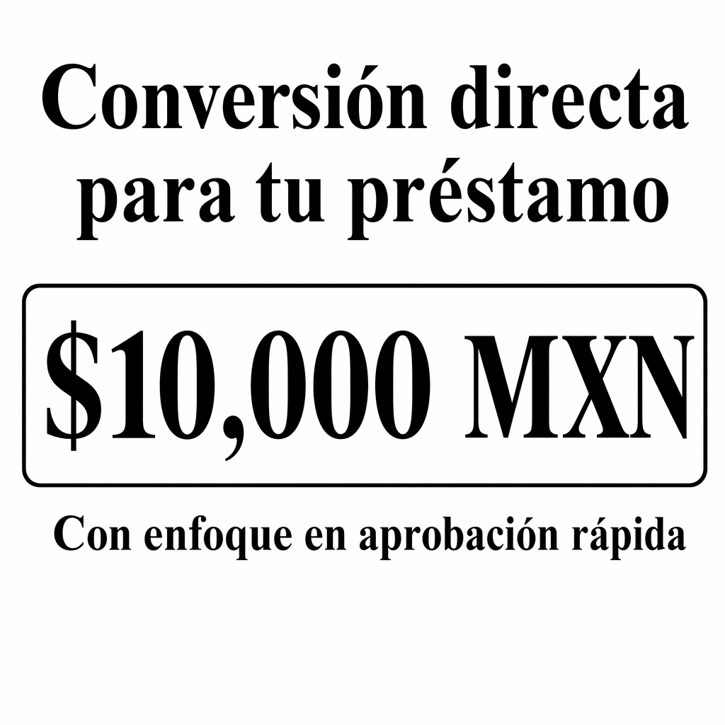 Conversión directa para empréstimo con enfoque...