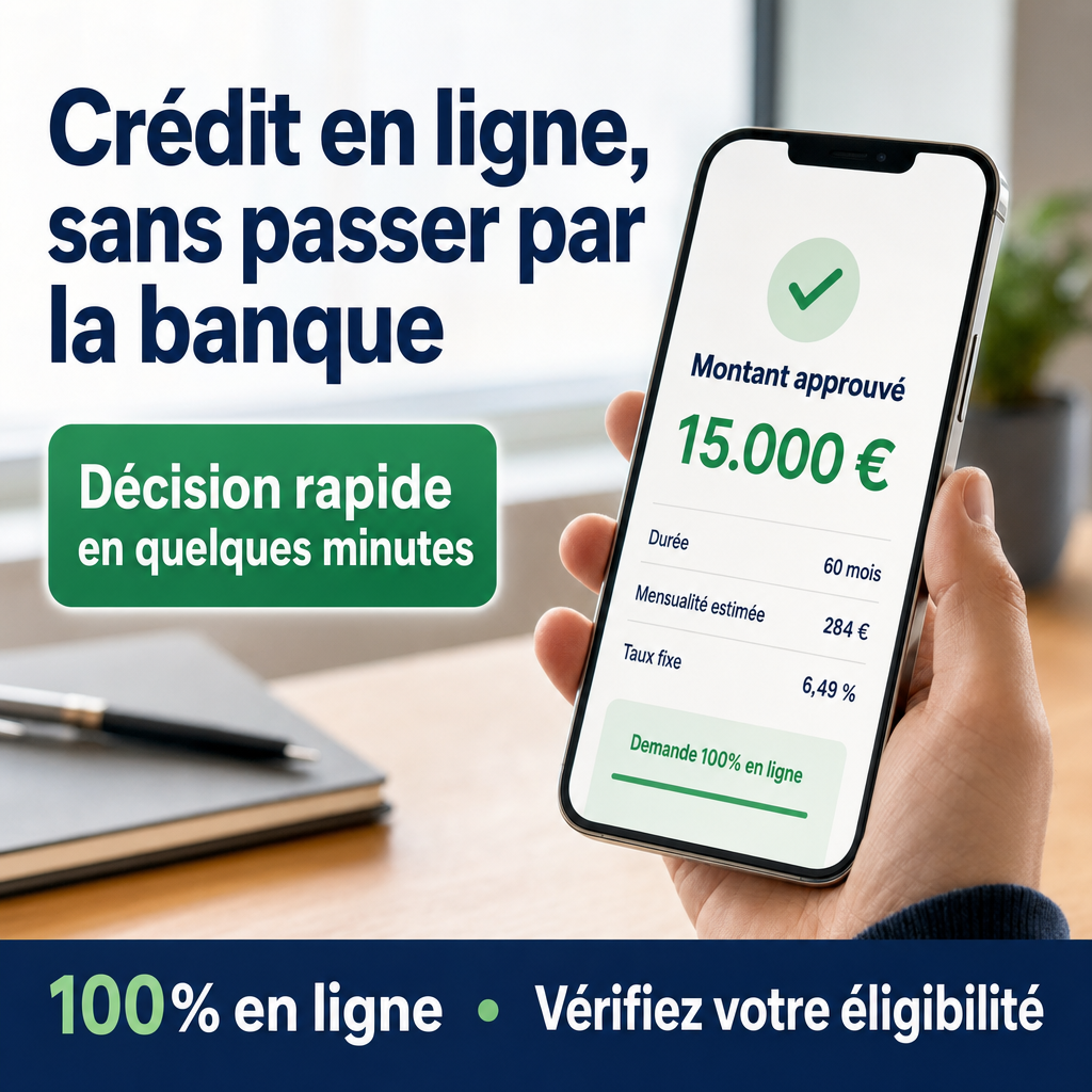 Crédito online, Decisão rápida, Sem idas ao banco, 100% online, Verifique a elegibilidade