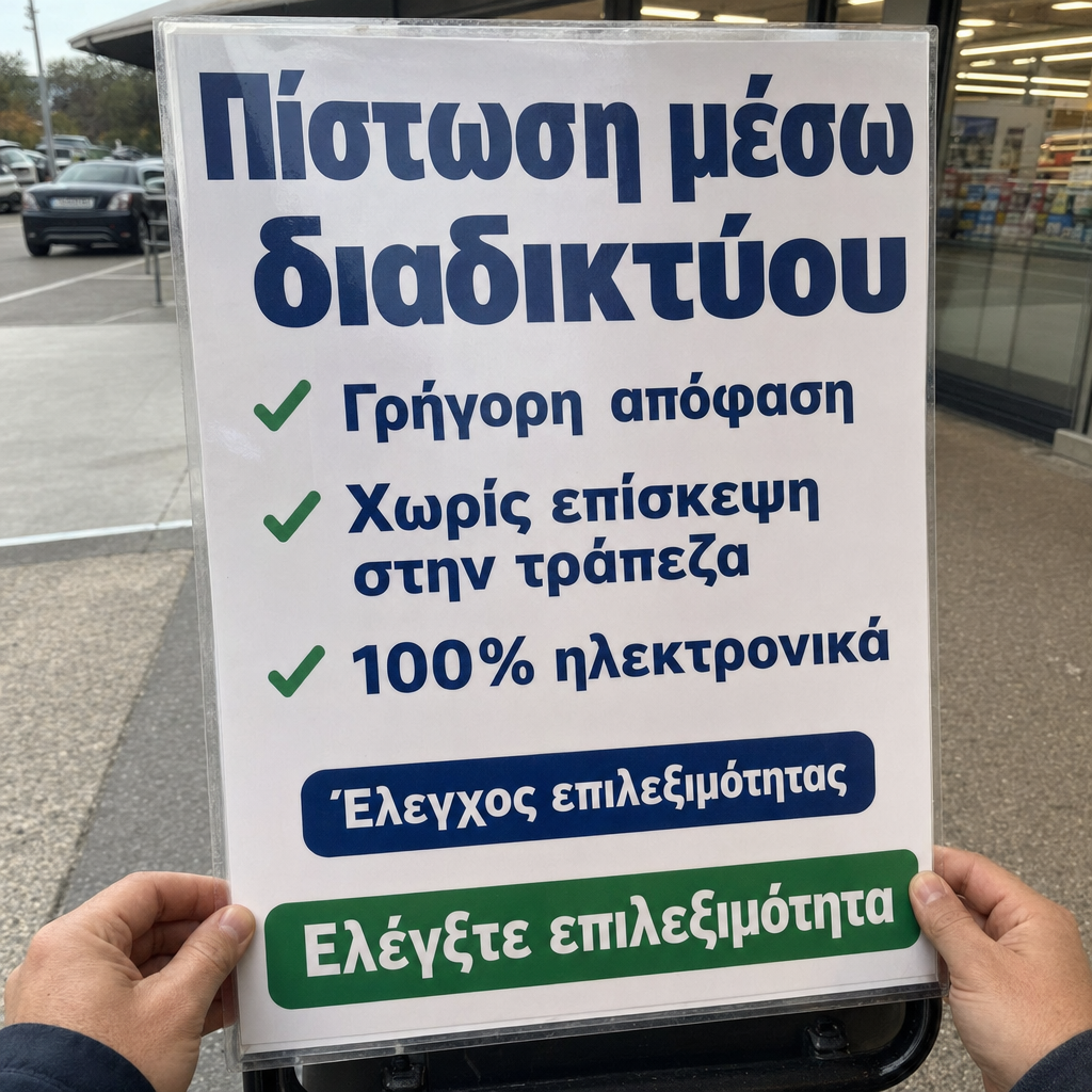 Crédito online, Decisão rápida, Sem idas ao banco, 100% online, Verifique a elegibilidade