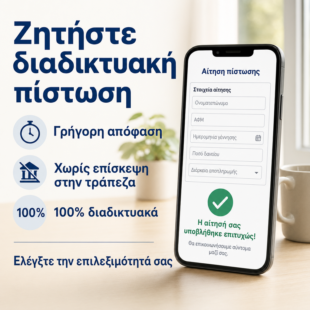 Crédito online, Decisão rápida, Sem idas ao banco, 100% online, Verifique a elegibilidade