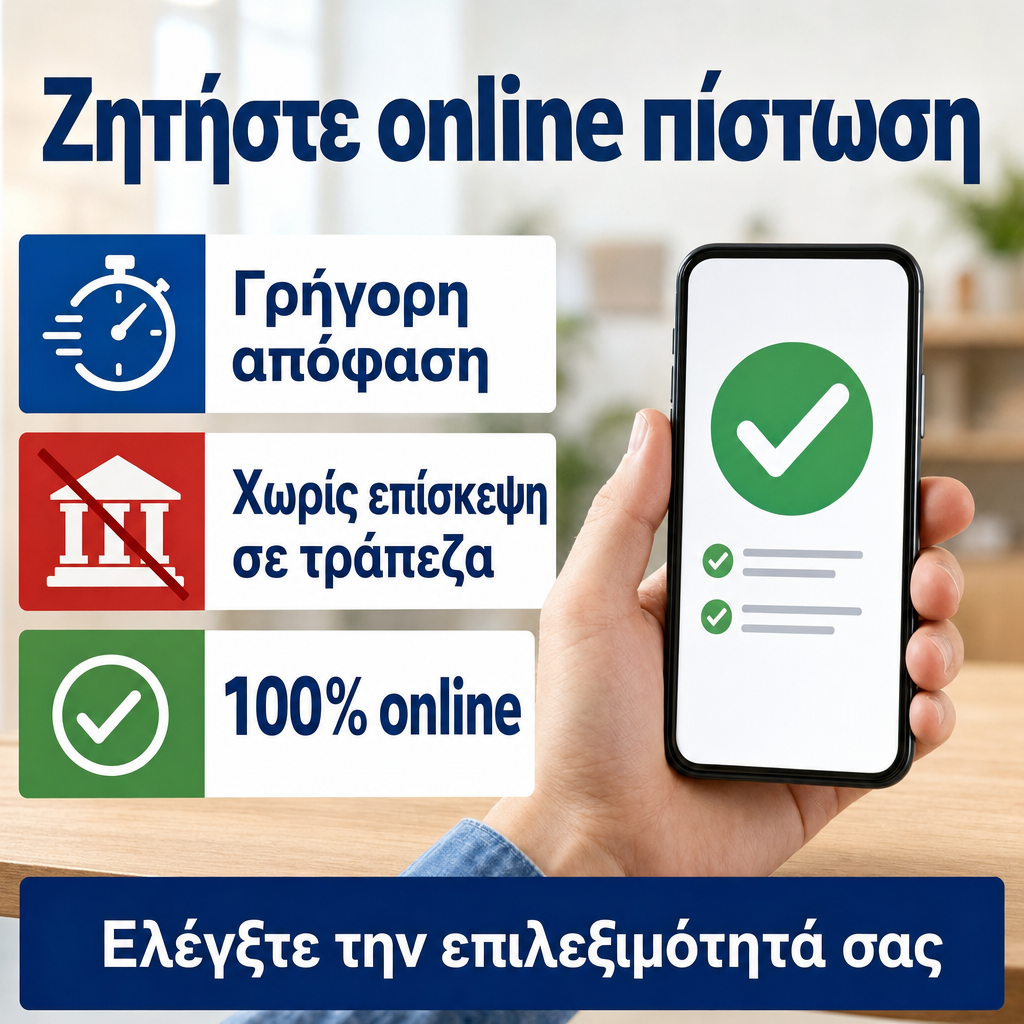 Crédito online, Decisão rápida, Sem idas ao banco, 100% online, Verifique a elegibilidade