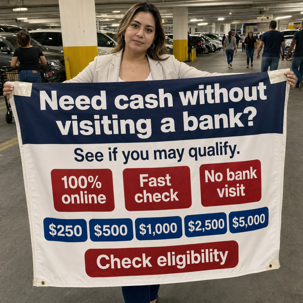 Need cash without visiting a bank?  100% Online, Fast check, No bank visit, See if you may qualify, Check eligibility