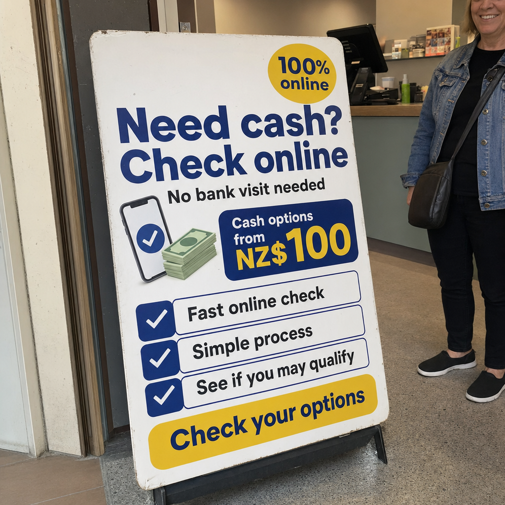 Need extra cash without visiting a bank?  100% Online , Fast online check, Simple process, See if you may qualify,  Check your options