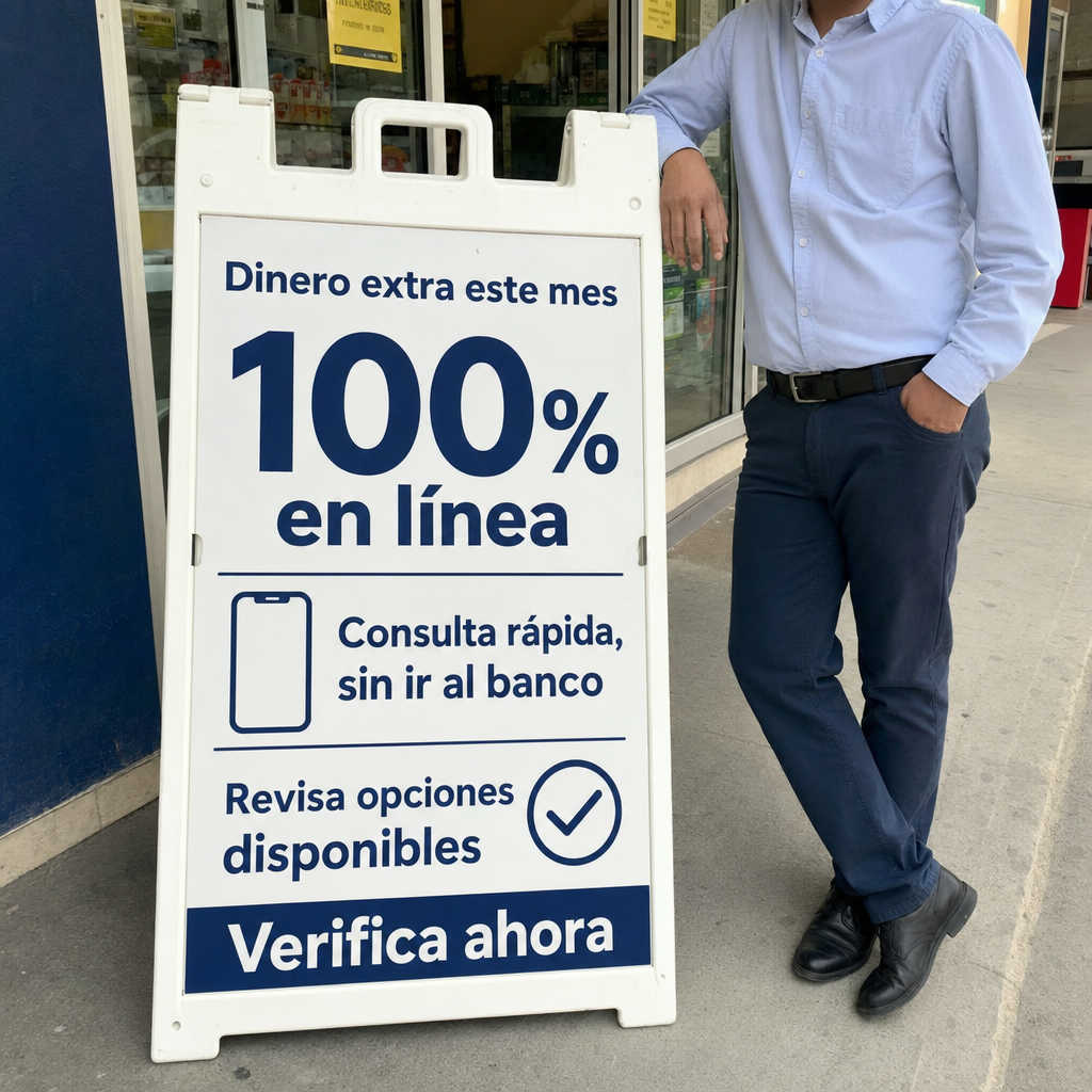 ¿Necesitas dinero extra este mes? 100% en línea, Consulta rápida, Sin ir al banco, Revisa opciones disponibles, Verificar ahora