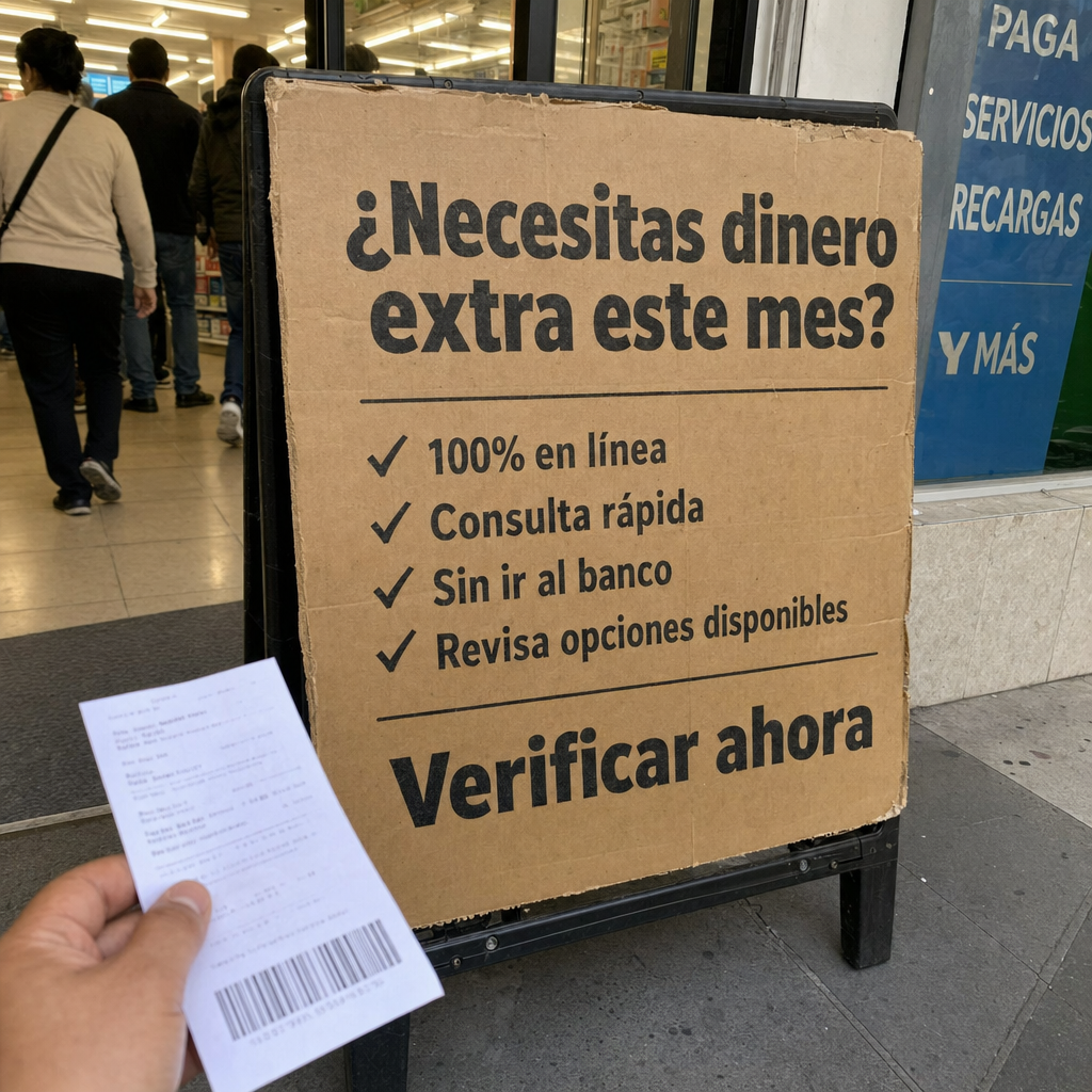 ¿Necesitas dinero extra este mes? 100% en línea, Consulta rápida, Sin ir al banco, Revisa opciones disponibles, Verificar ahora