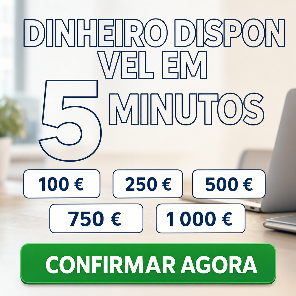DINHEIRO DISPONÍVEL EM 5 MINUTOS, CONFIRMAR AGORA