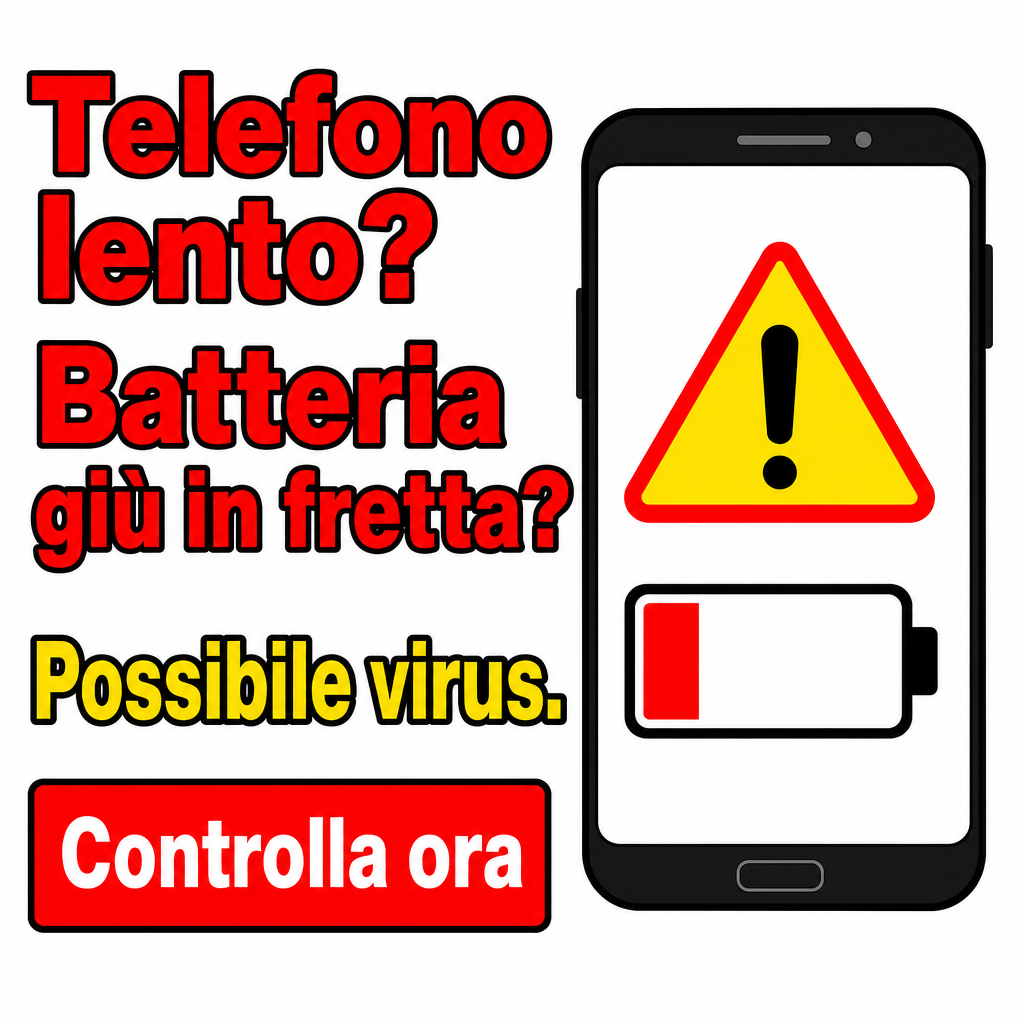 Telefone Lento, Bateria Descarrega Rápido, Seu Telefone deve estar com Vírus. Verifique Agora