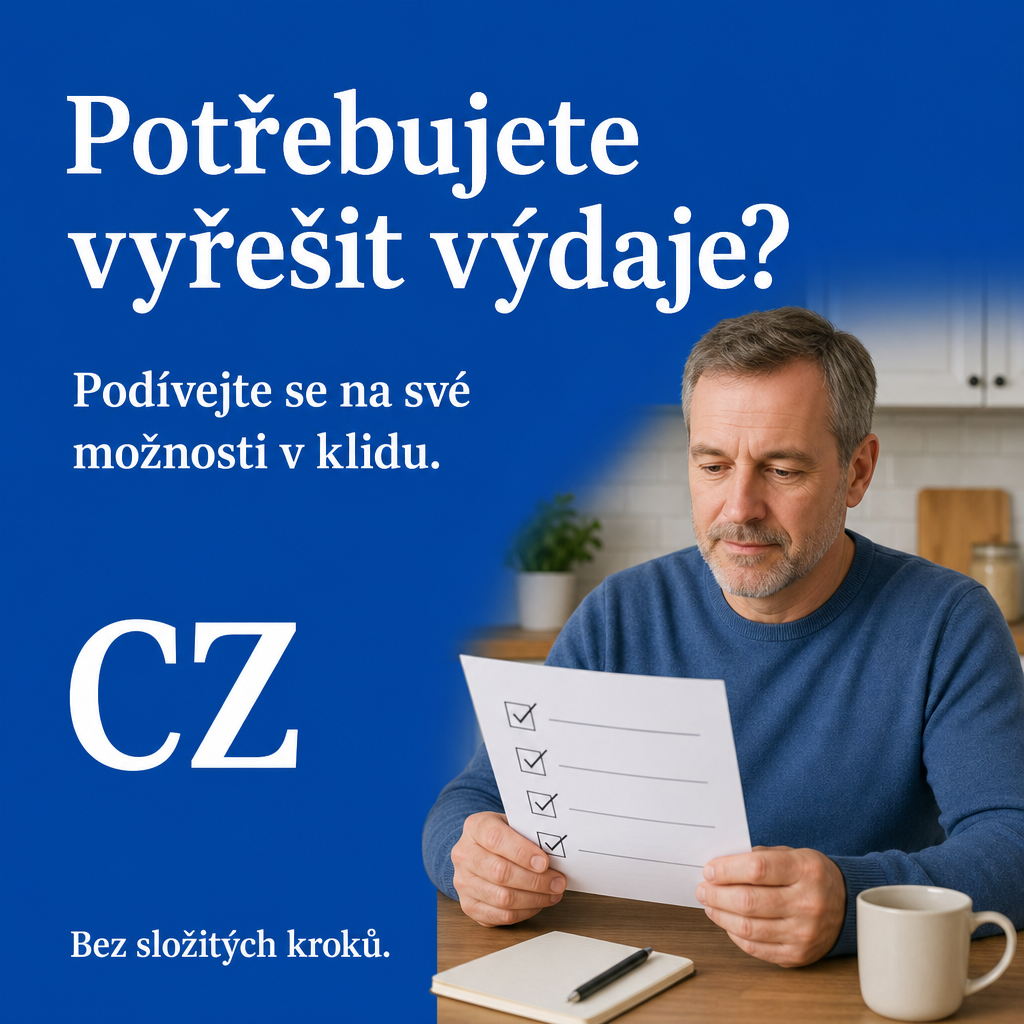 Empréstimo
All visible text must be fully natural in cs-CZ; translate/localize any source-language niche wording before it appears.
Do not copy raw source-language niche, product, or theme words into visible text unless they are already natural in the target language.