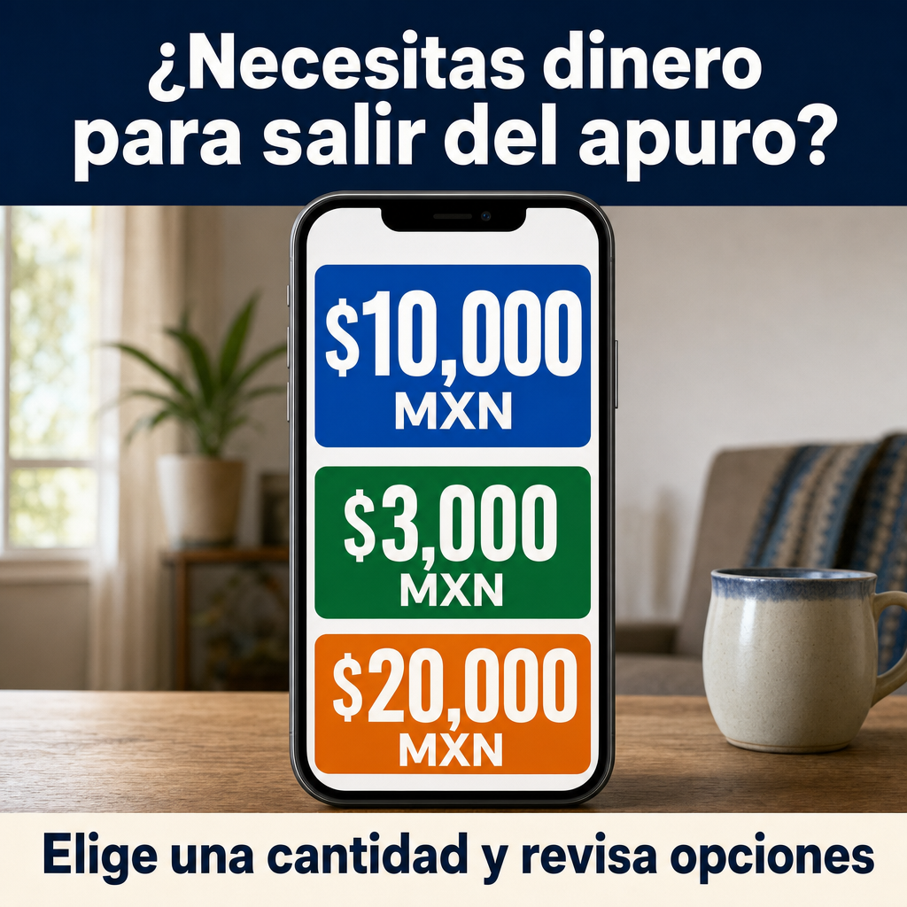Empréstimo
All visible text must be fully natural in es-MX; translate/localize any source-language niche wording before it appears.
Do not copy raw source-language niche, product, or theme words into visible text unless they are already natural in the target language.