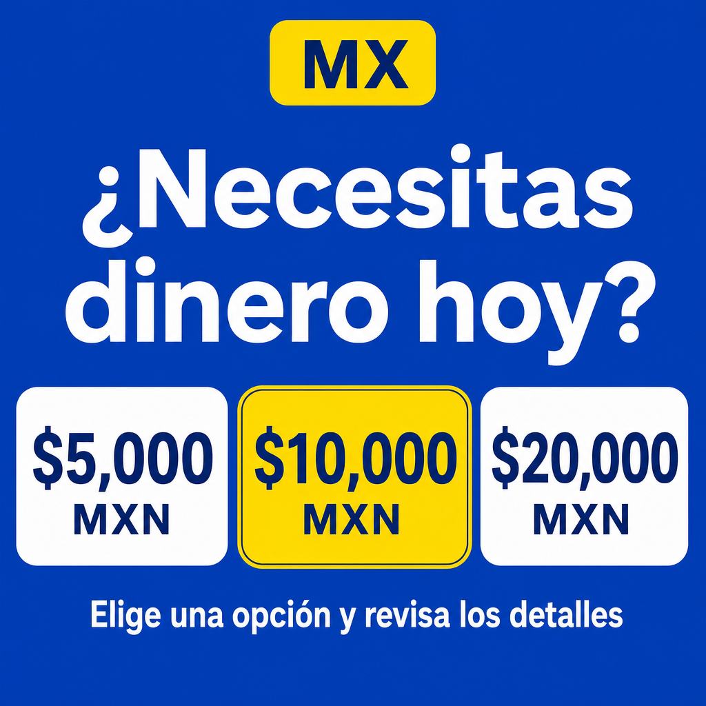 Empréstimo
All visible text must be fully natural in es-MX; translate/localize any source-language niche wording before it appears.
Do not copy raw source-language niche, product, or theme words into visible text unless they are already natural in the target language.