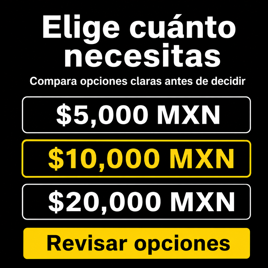 Empréstimo
All visible text must be fully natural in es-MX; translate/localize any source-language niche wording before it appears.
Do not copy raw source-language niche, product, or theme words into visible text unless they are already natural in the target language.