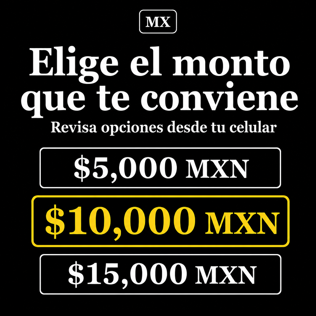 Empréstimo
All visible text must be fully natural in es-MX; translate/localize any source-language niche wording before it appears.
Do not copy raw source-language niche, product, or theme words into visible text unless they are already natural in the target language.