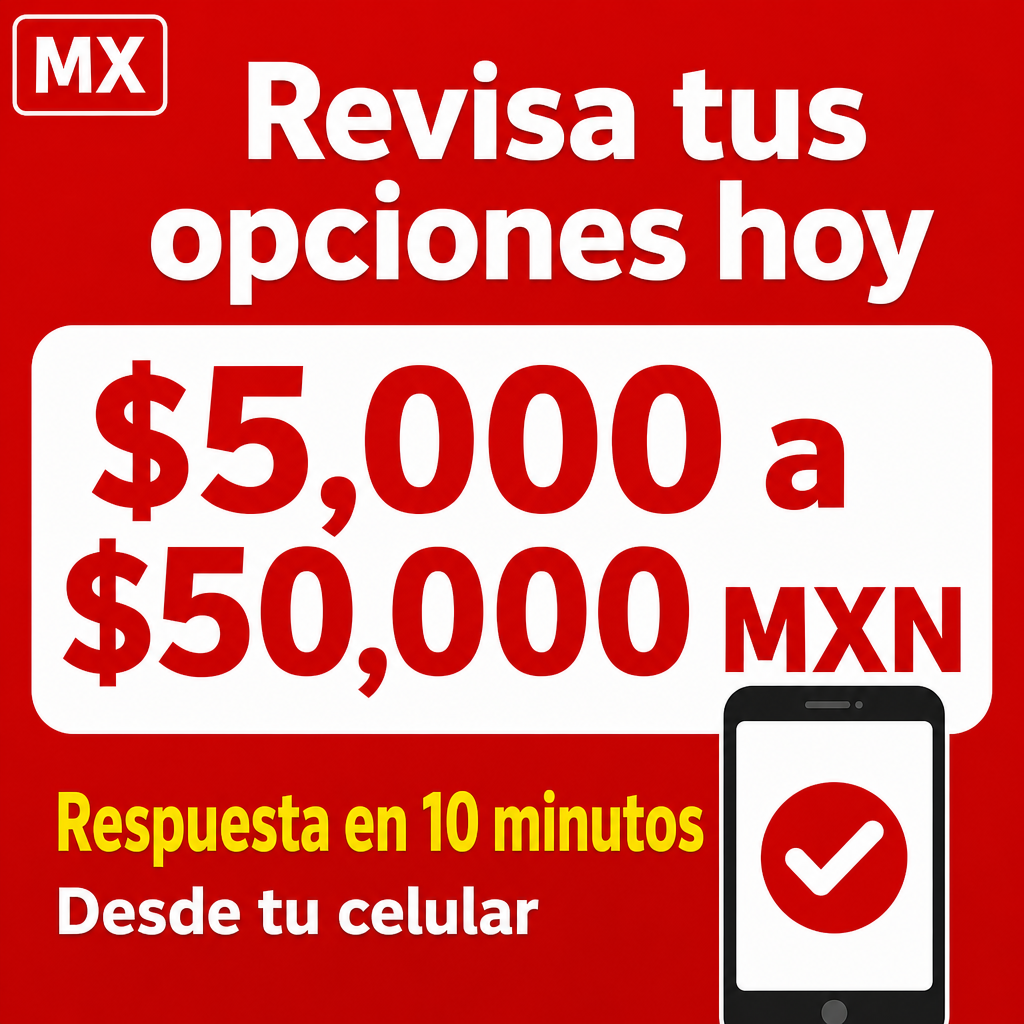Empréstimo
All visible text must be fully natural in es-MX; translate/localize any source-language niche wording before it appears.
Do not copy raw source-language niche, product, or theme words into visible text unless they are already natural in the target language.