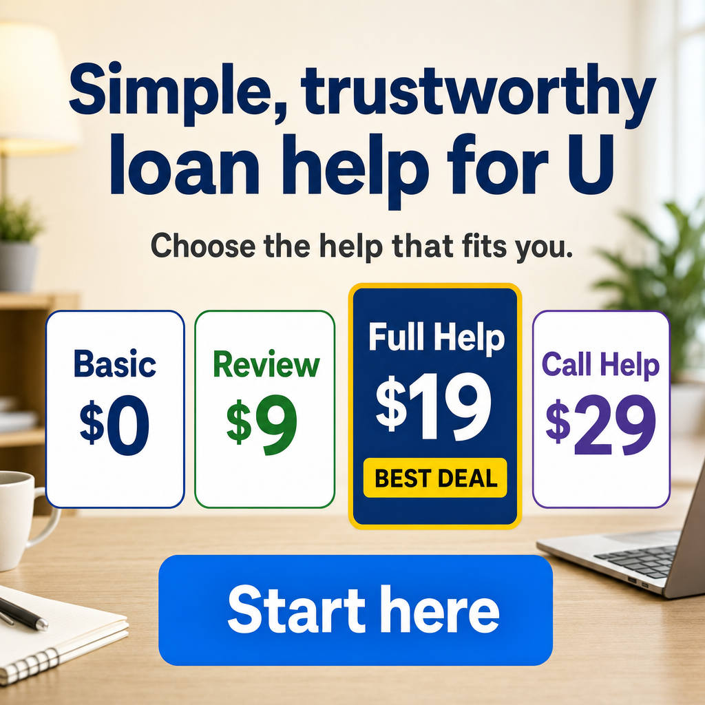 Simple, trustworthy loan help for U