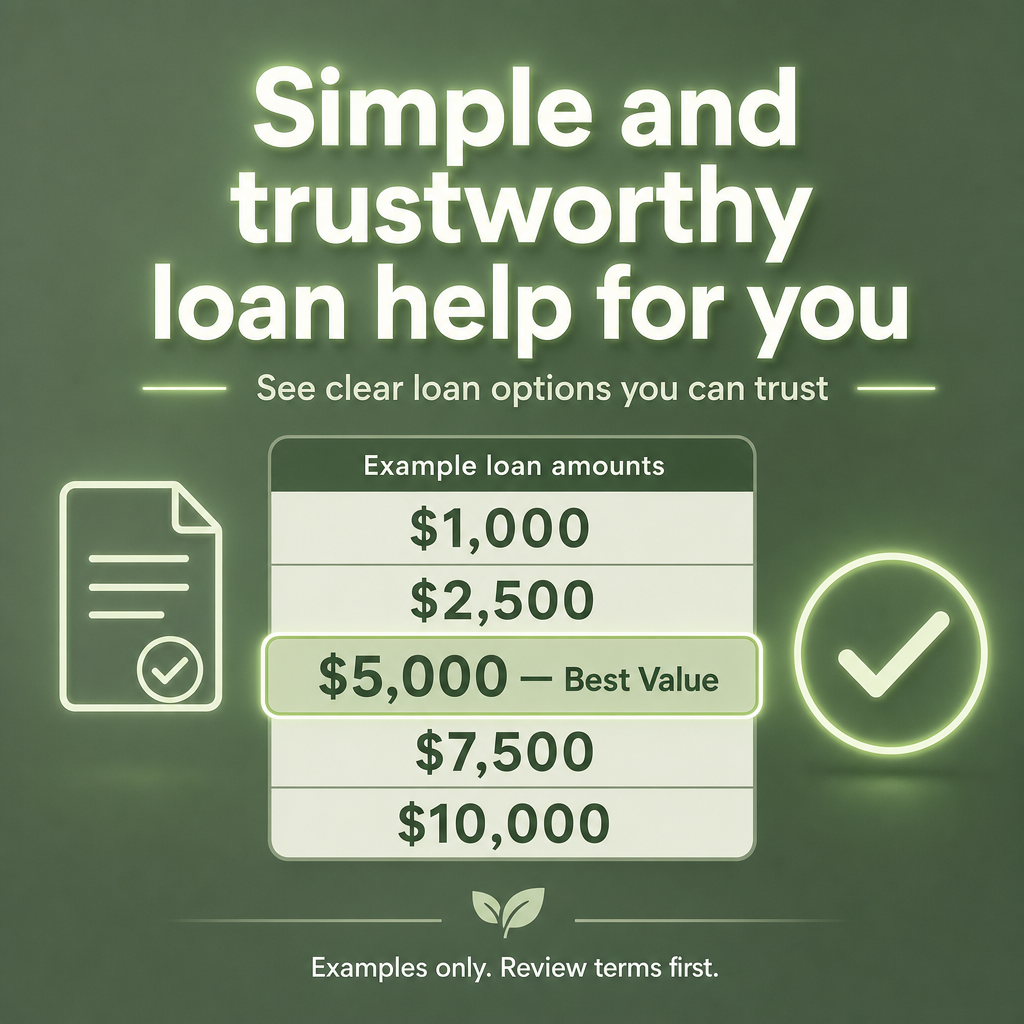 Simple, trustworthy loan help for U