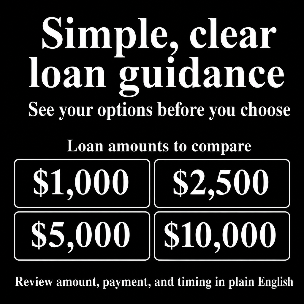 Simple, clear loan guidance for U