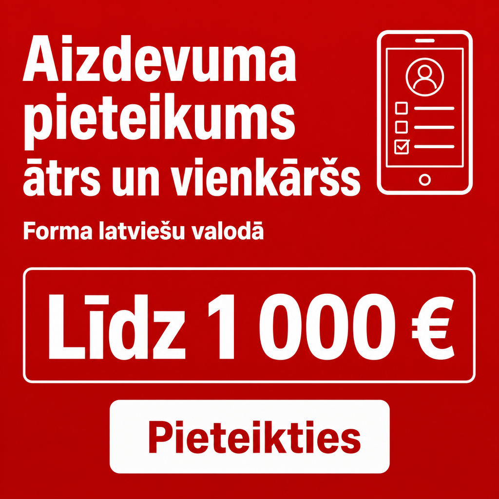 Ātrs un saprotams aizdevuma pieteikums latviešu...