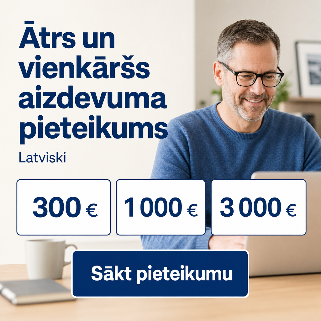 Ātrs un saprotams aizdevuma pieteikums latviešu...