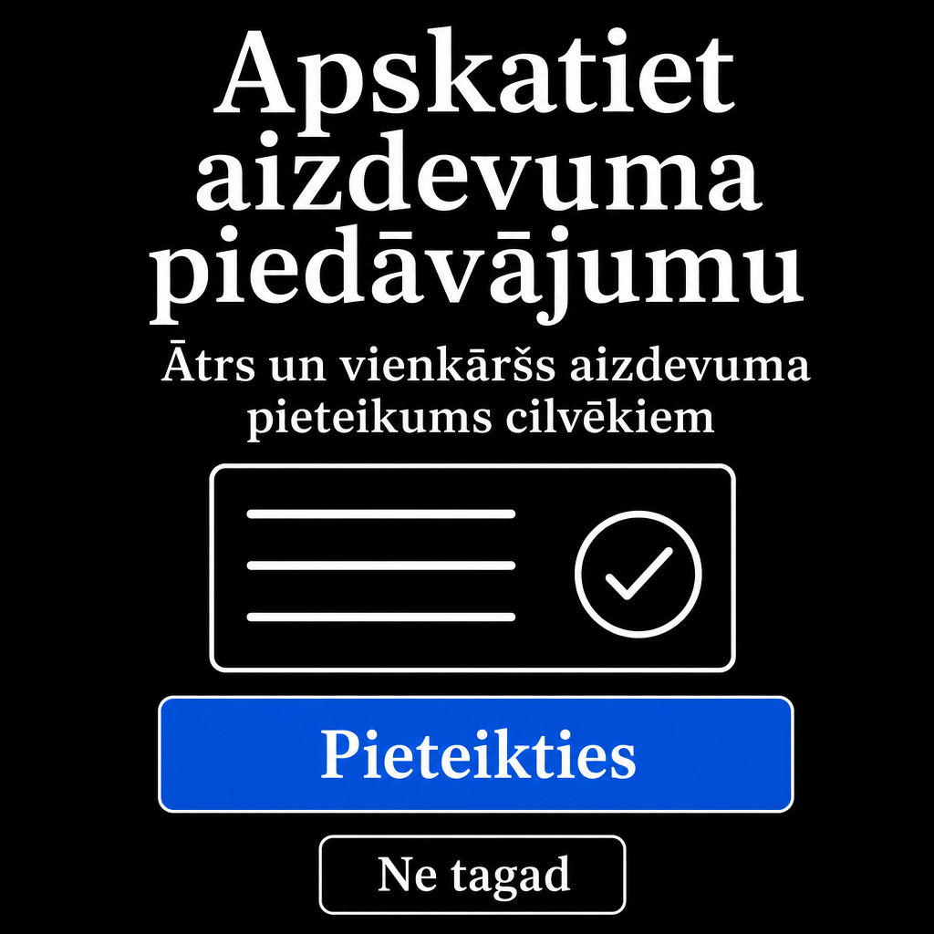 Ātrs un vienkāršs aizdevuma pieteikums cilvēkie...