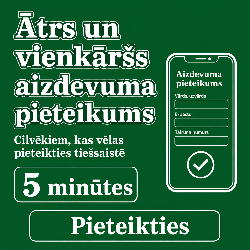 Ātrs un vienkāršs aizdevuma pieteikums cilvēkie...