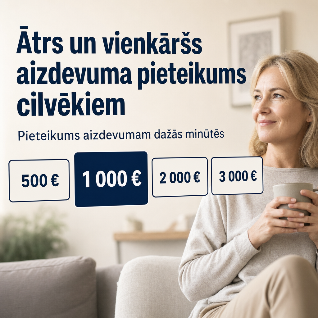 Ātrs un vienkāršs aizdevuma pieteikums cilvēkie...