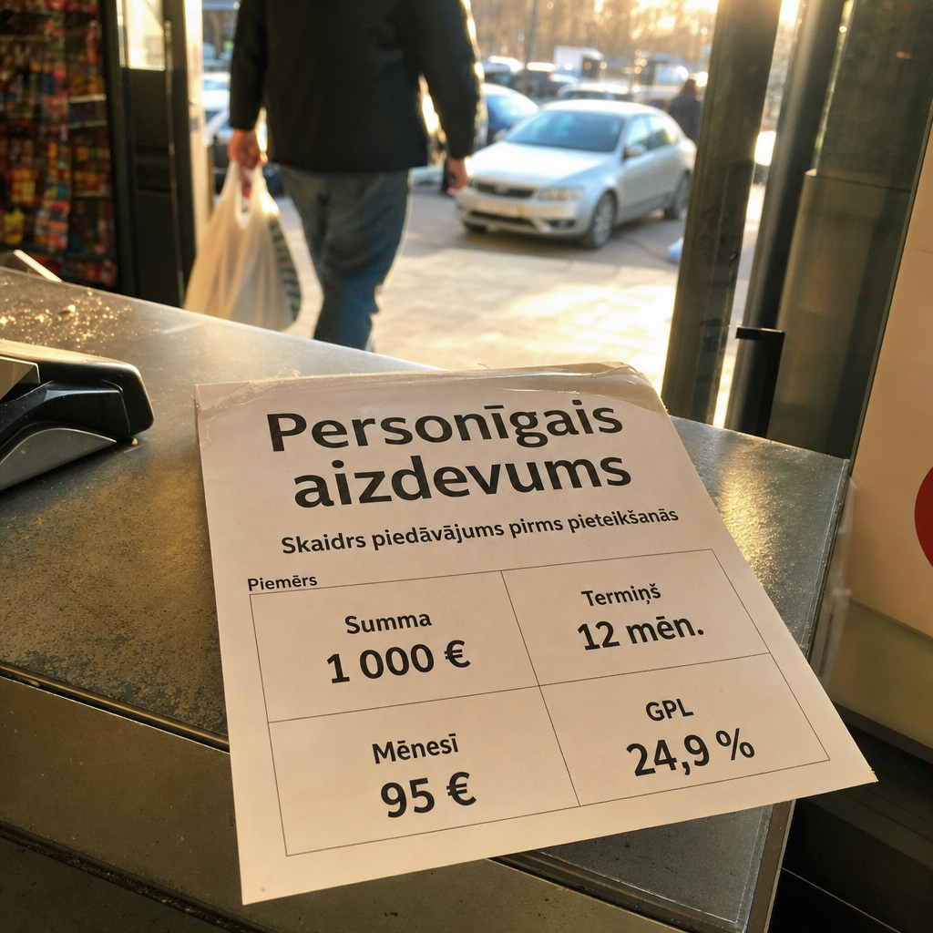 Personīgais aizdevums ar skaidru piedāvājumu, k...