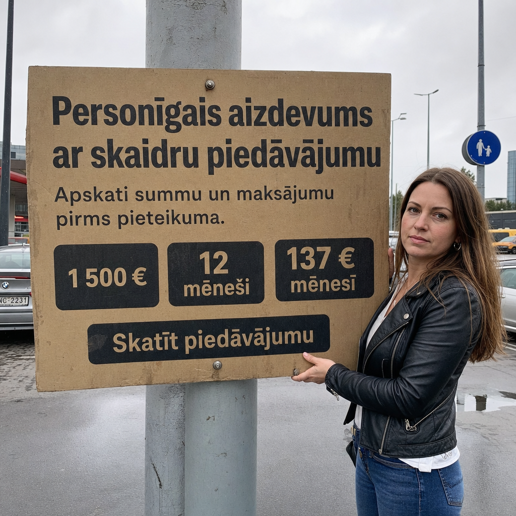Personīgais aizdevums ar skaidru piedāvājumu, k...