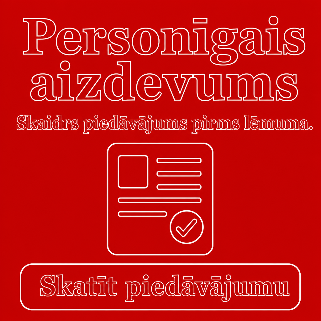 Personīgais aizdevums ar skaidru piedāvājumu, k...