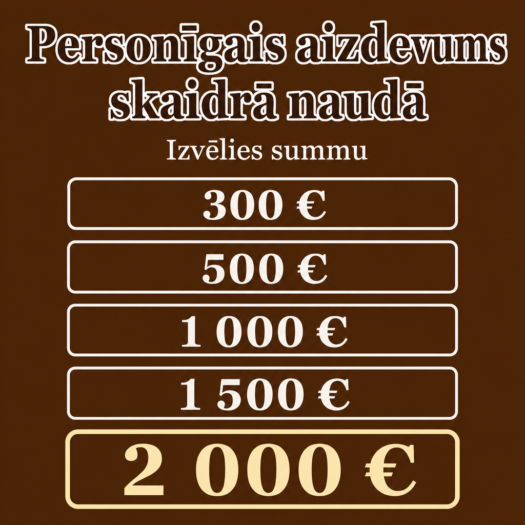 Personīgais aizdevums latviešu valodā ar skaidr...