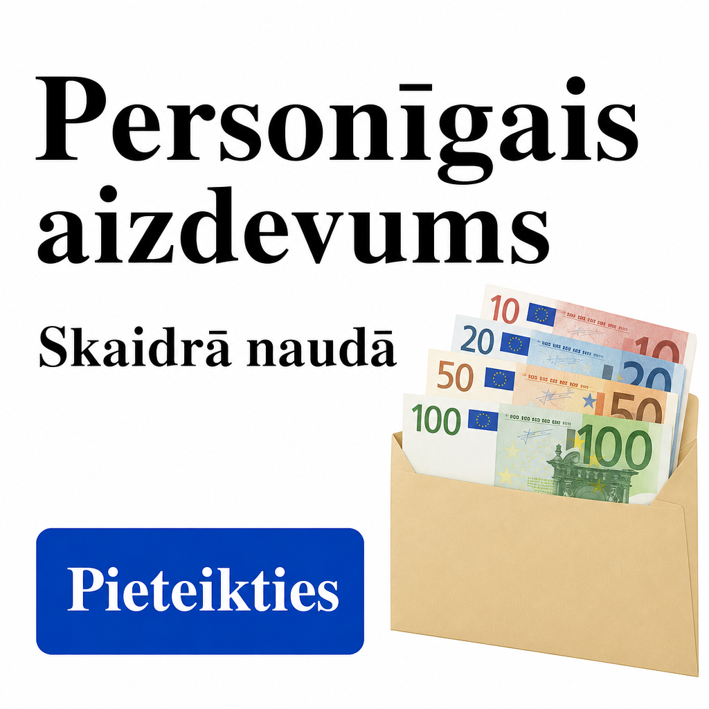 Personīgais aizdevums latviešu valodā ar skaidr...