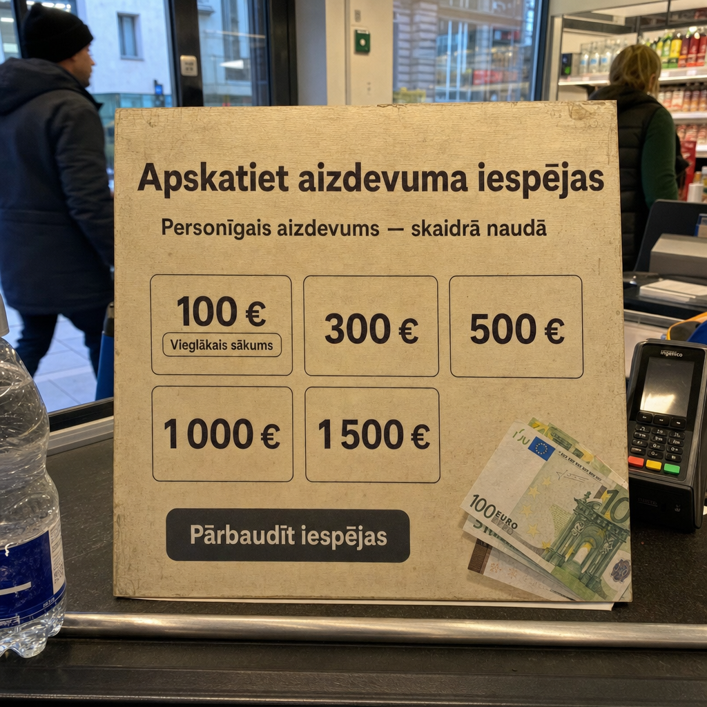 Personīgais aizdevums latviešu valodā ar skaidr...