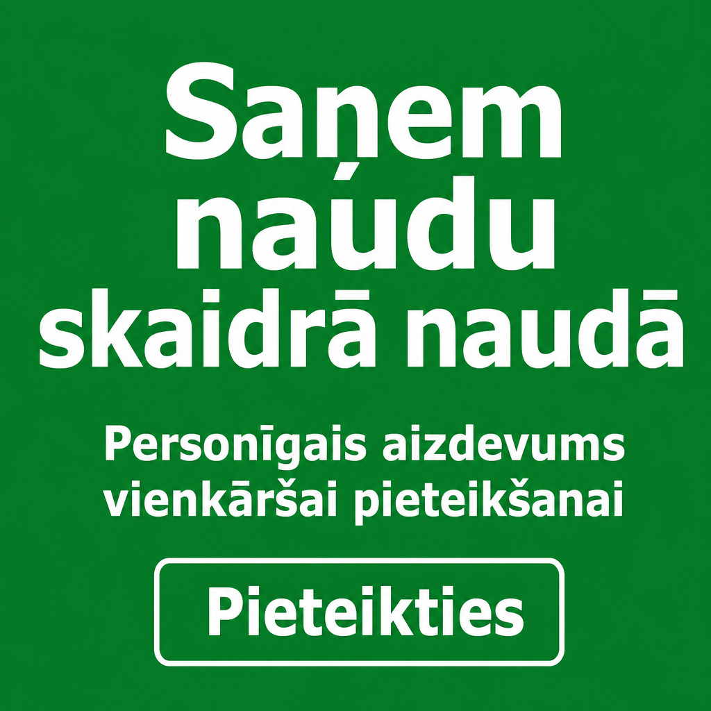 Personīgais aizdevums latviešu valodā ar skaidr...
