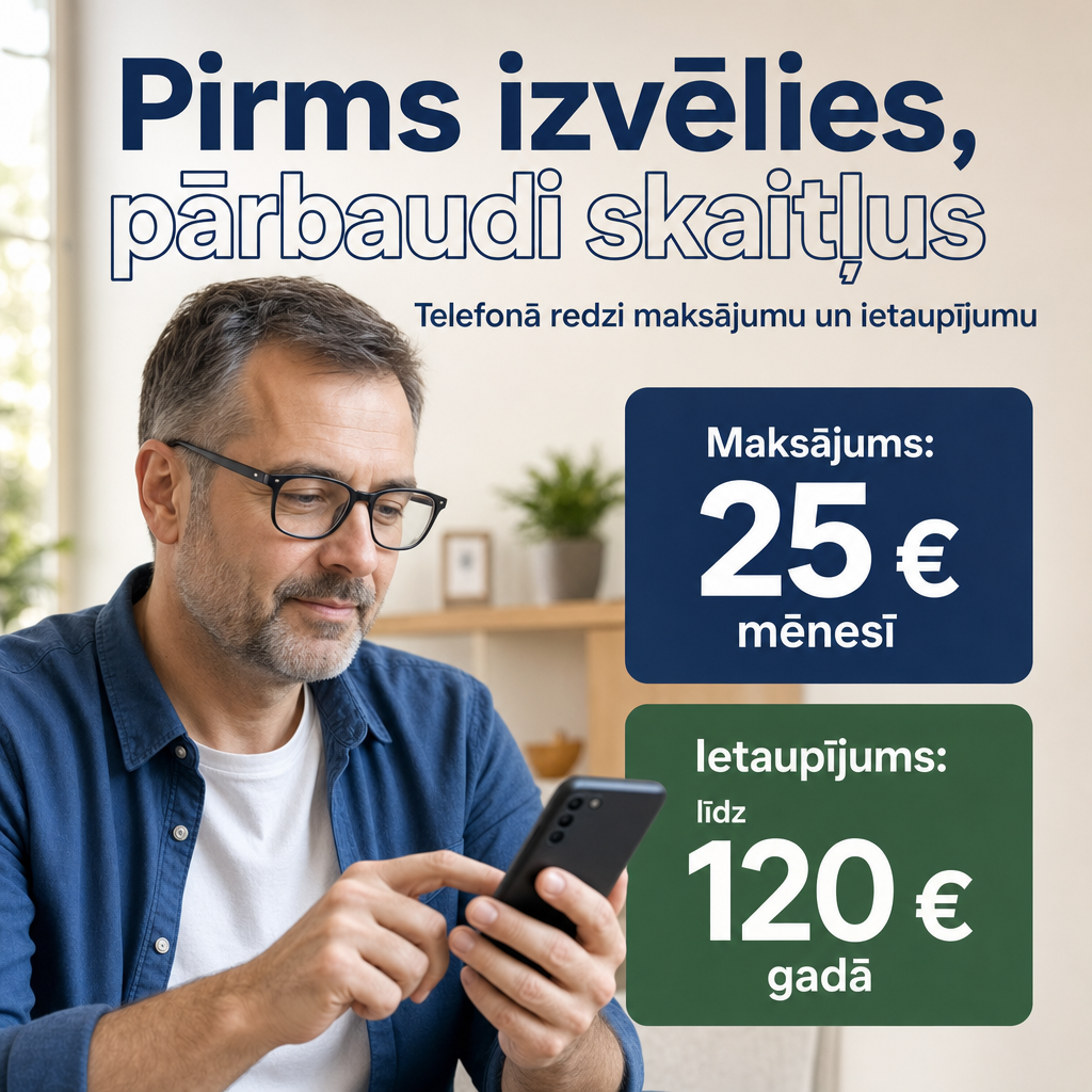 Persona ar telefonu finanšu lēmumam