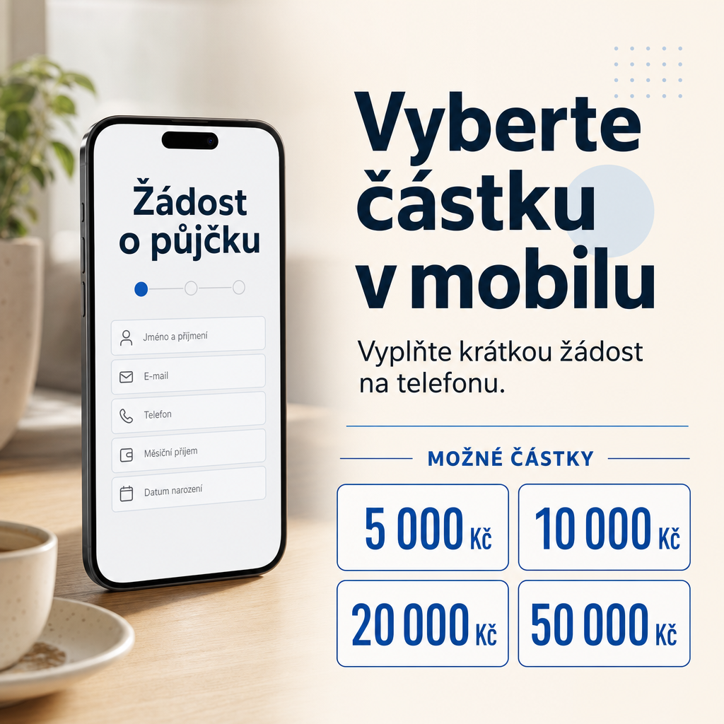Mobil s žádostí o půjčku