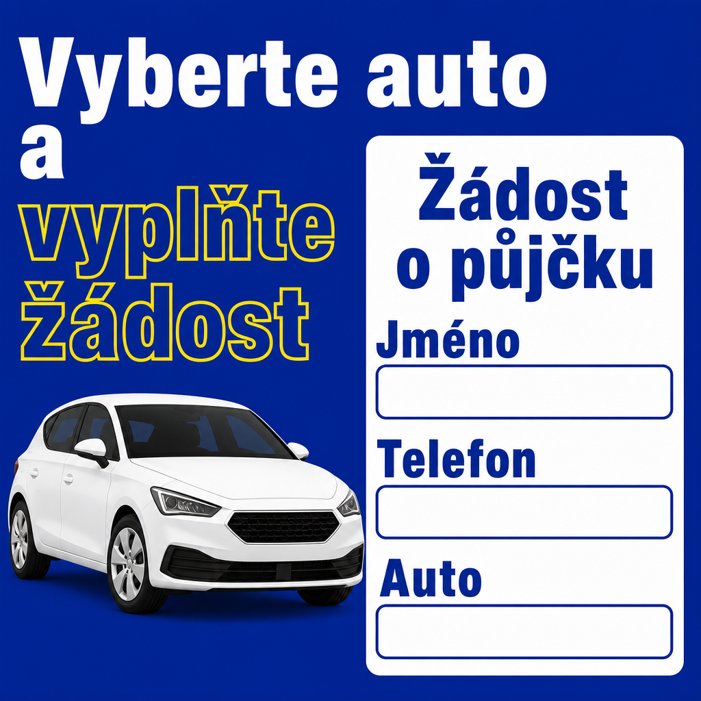 mobil s formulářem půjčky