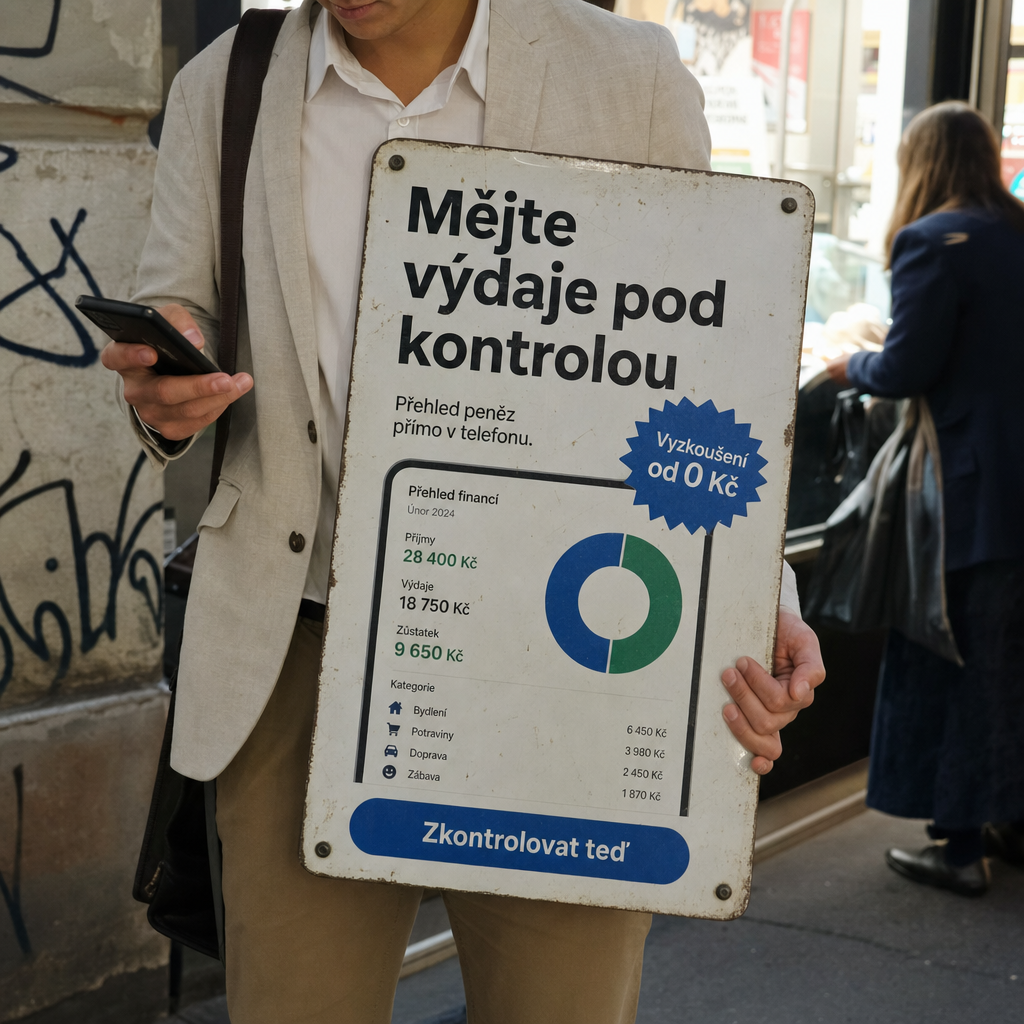osoba kontroluje finance na telefonu