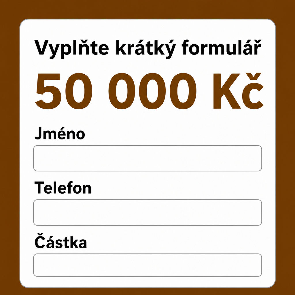 čistý finanční formulář