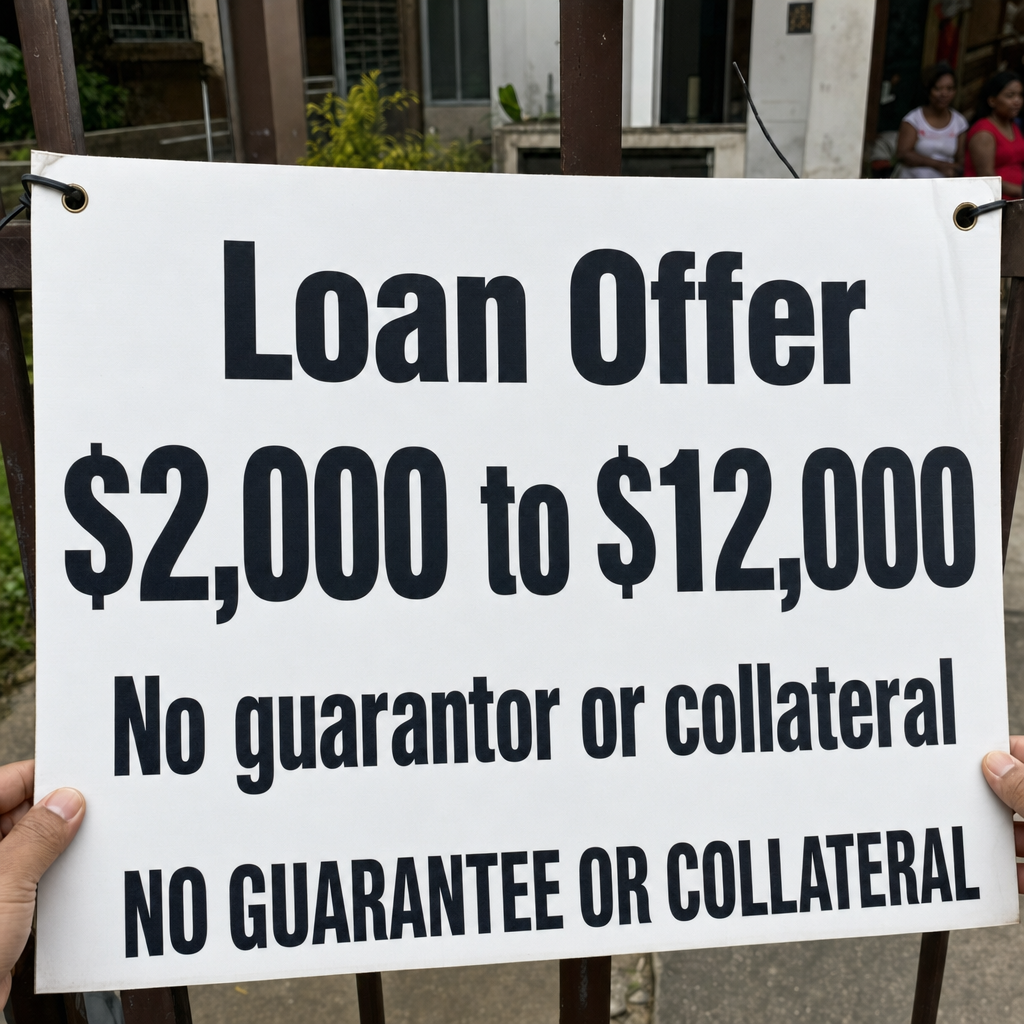 Faço Emprestimos. Valor  de $2,000 a $12,000. SEM AVAL OU GARANTIA!