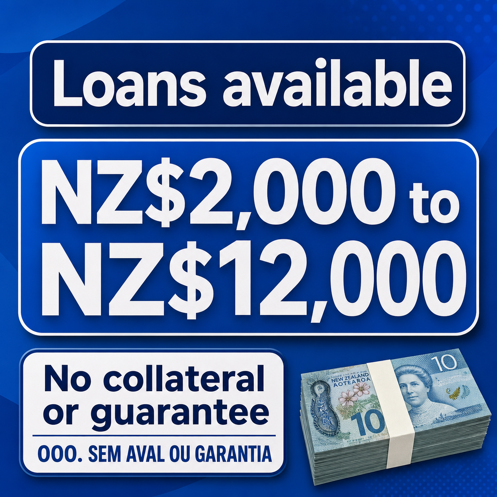 Faço Emprestimos. Valor  de $2,000 a $12,000. SEM AVAL OU GARANTIA!