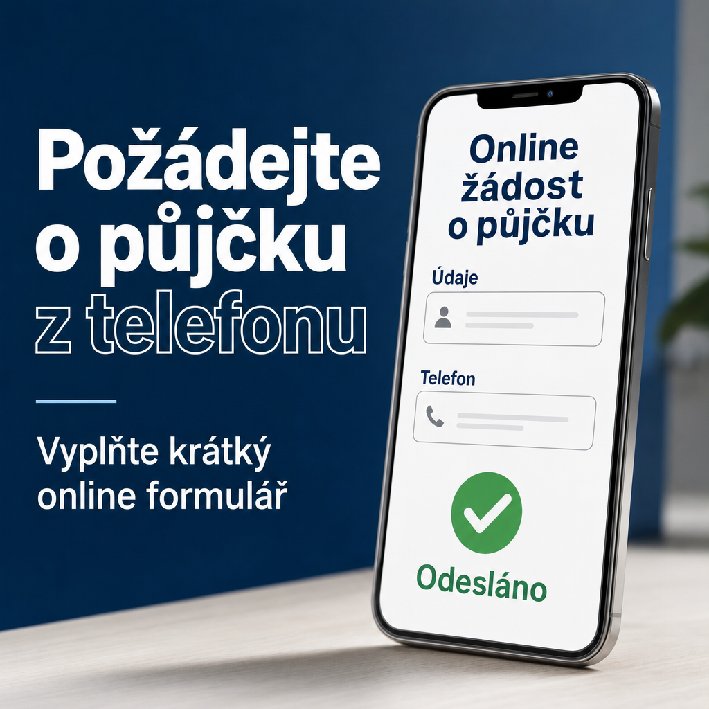 Žádost o půjčku v mobilu