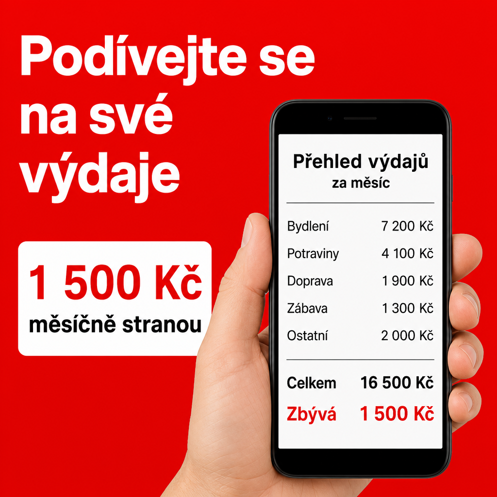 Ruka s mobilem a finance