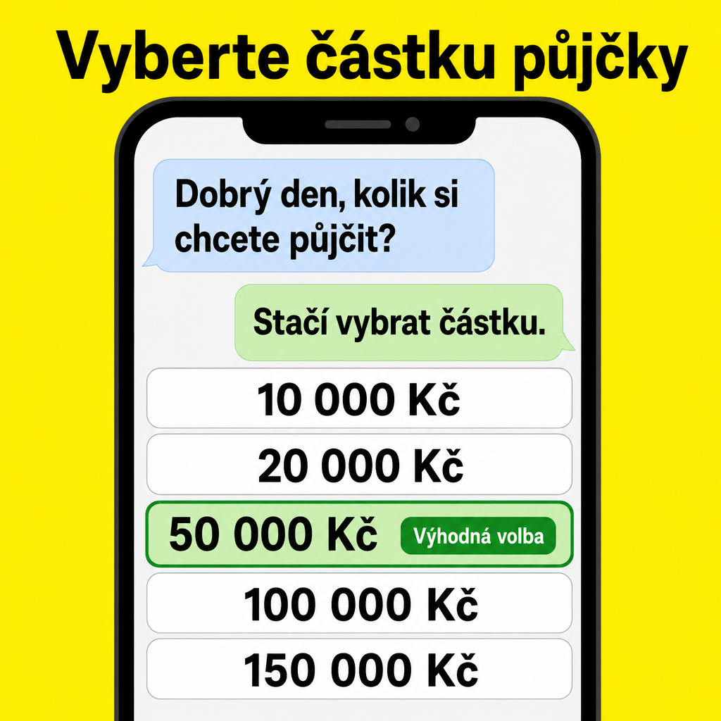 Mobilní chat o půjčce