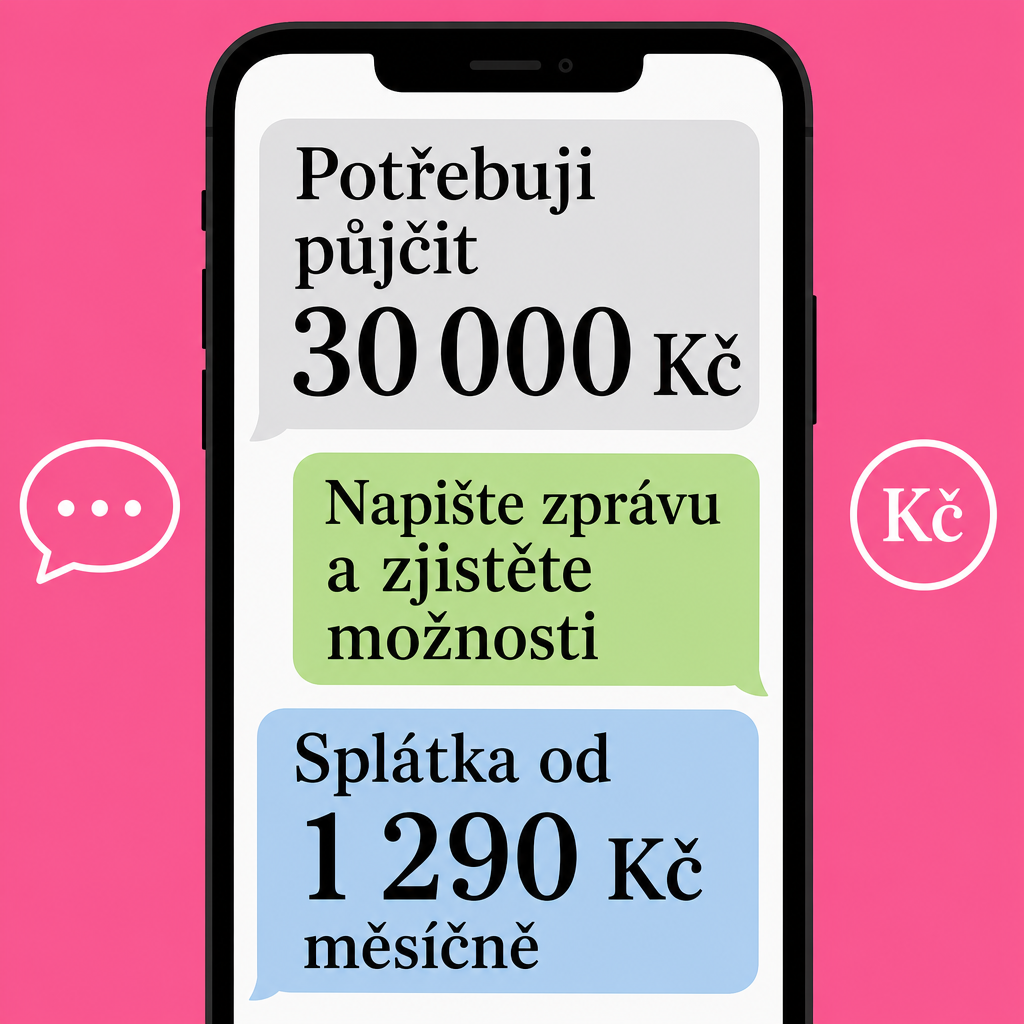 Mobilní chat o půjčce