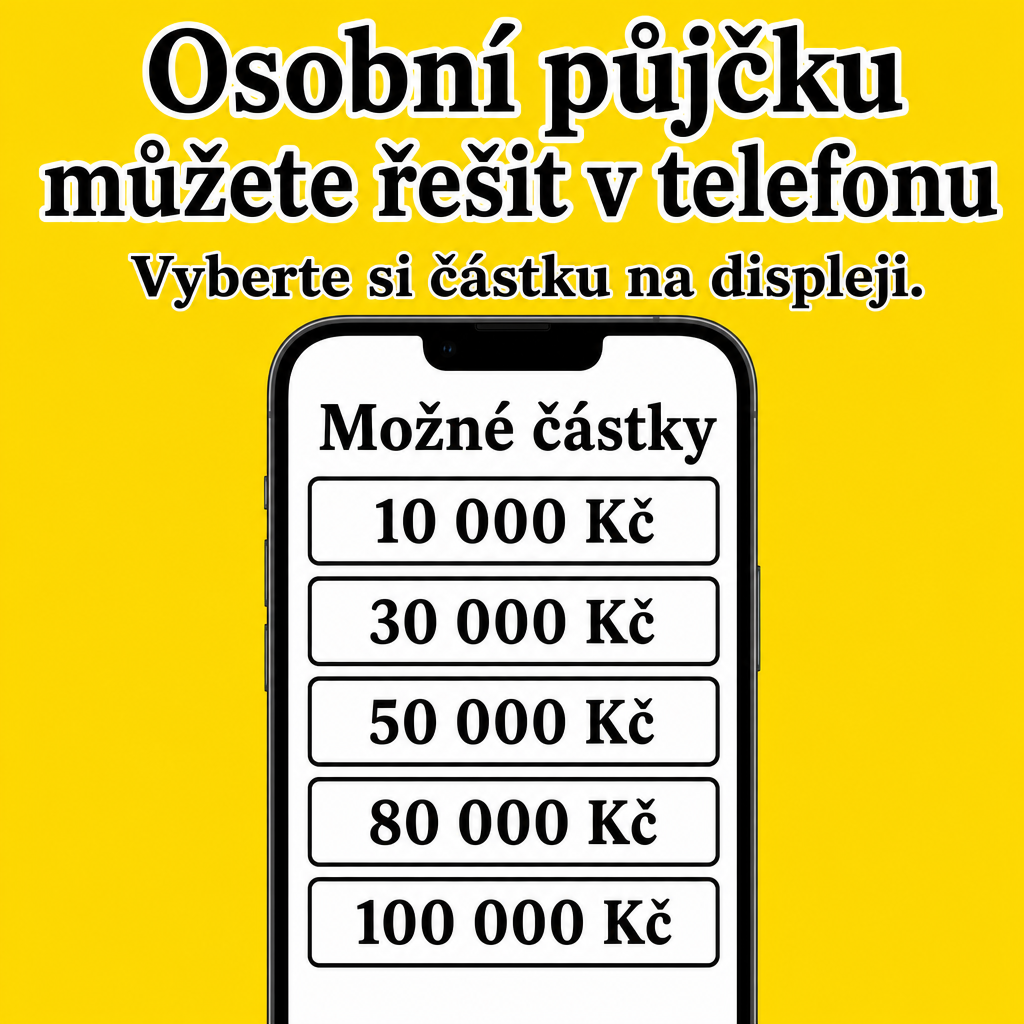 osobní půjčka v mobilu