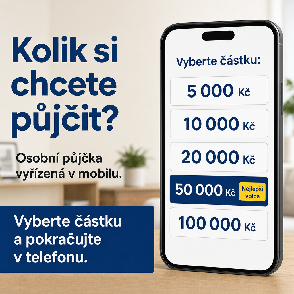 osobní půjčka v mobilu