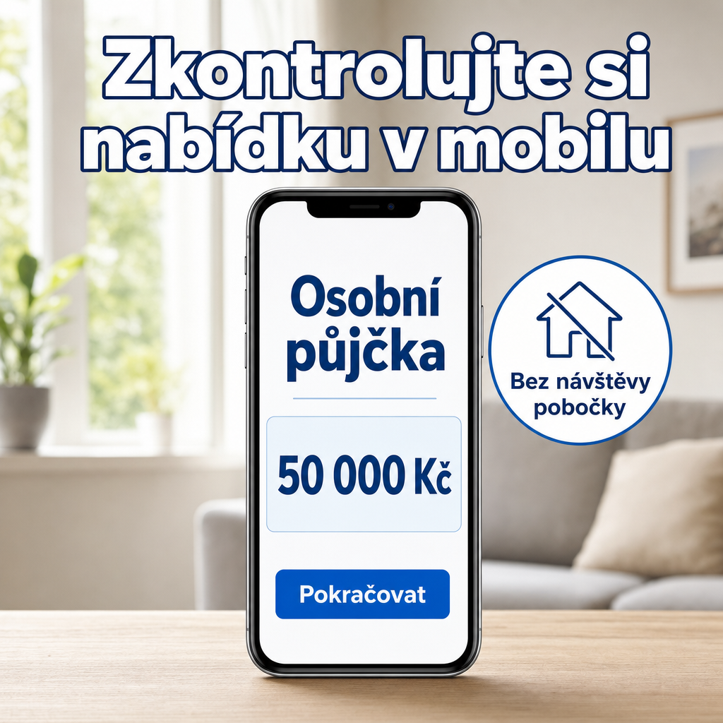 osobní půjčka v mobilu