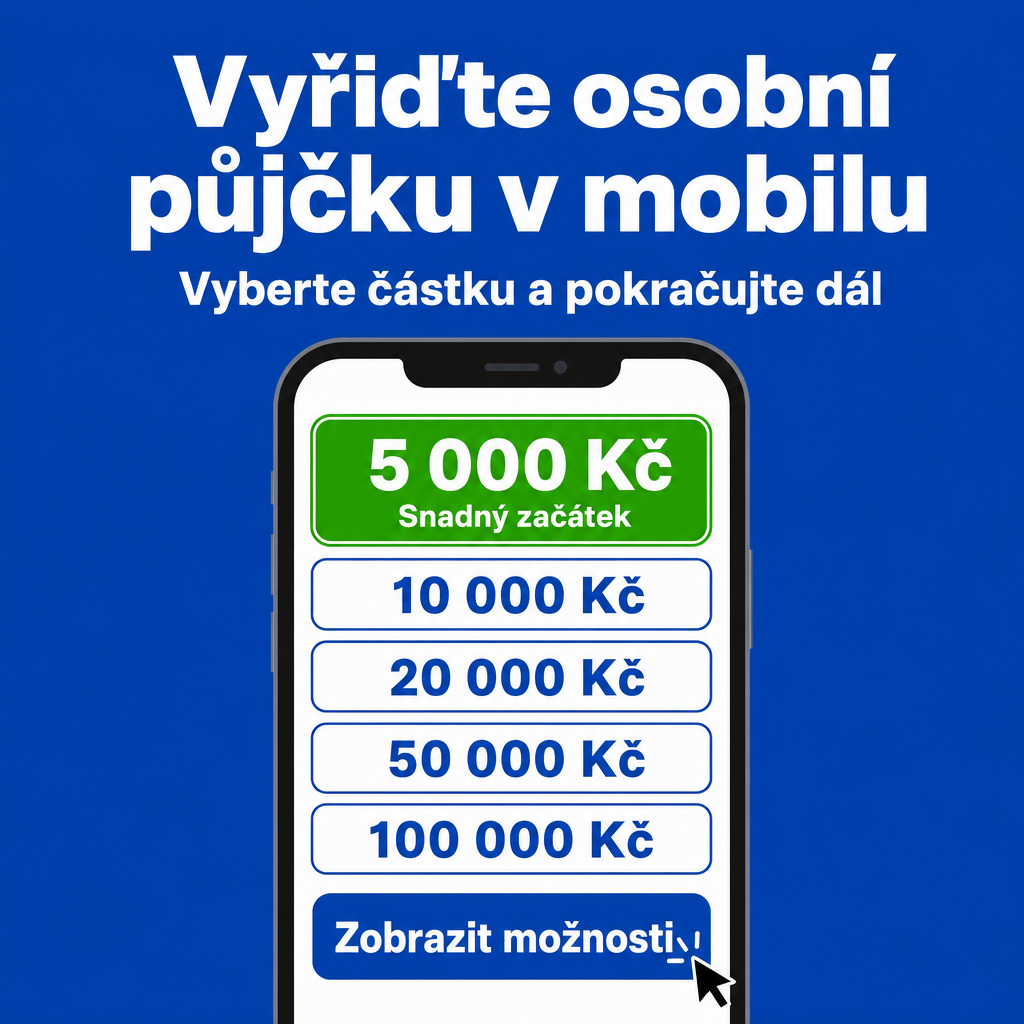 osobní půjčka v mobilu