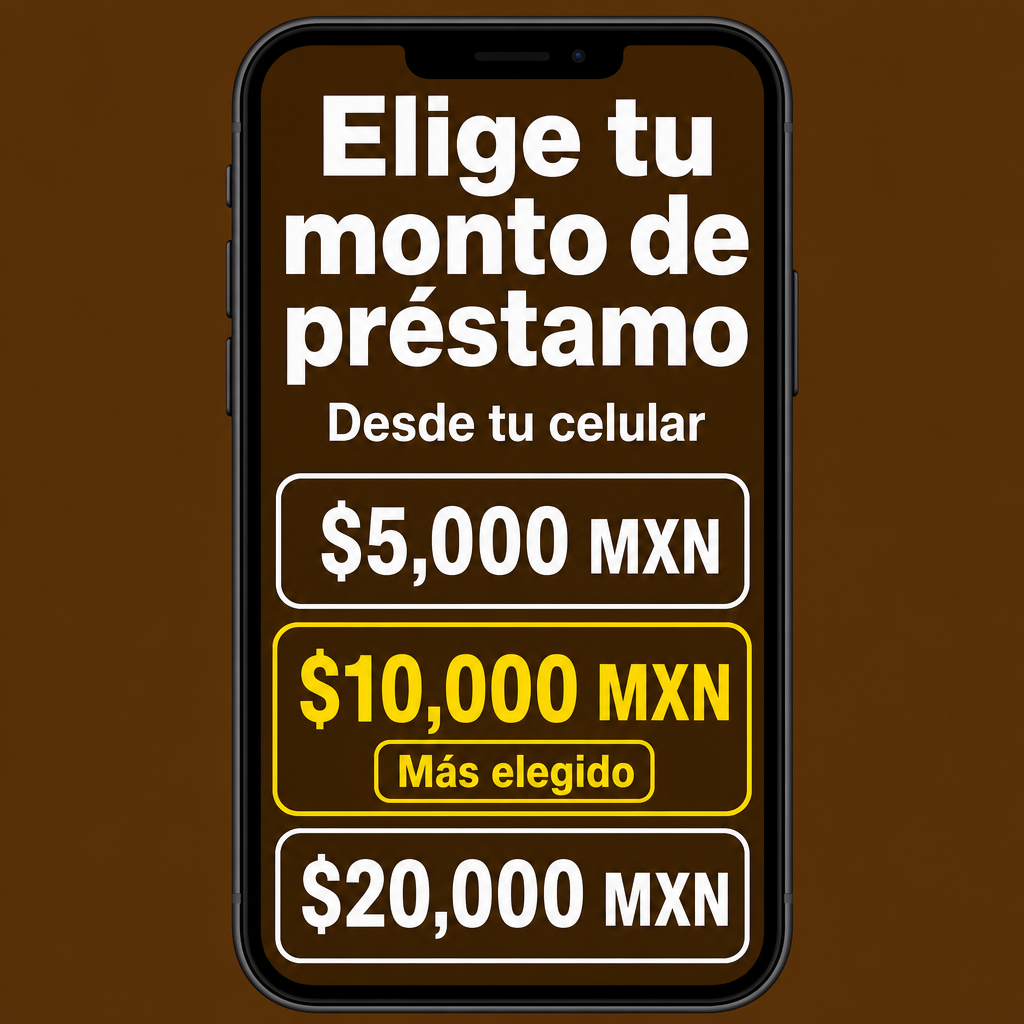 teléfono con monto de préstamo