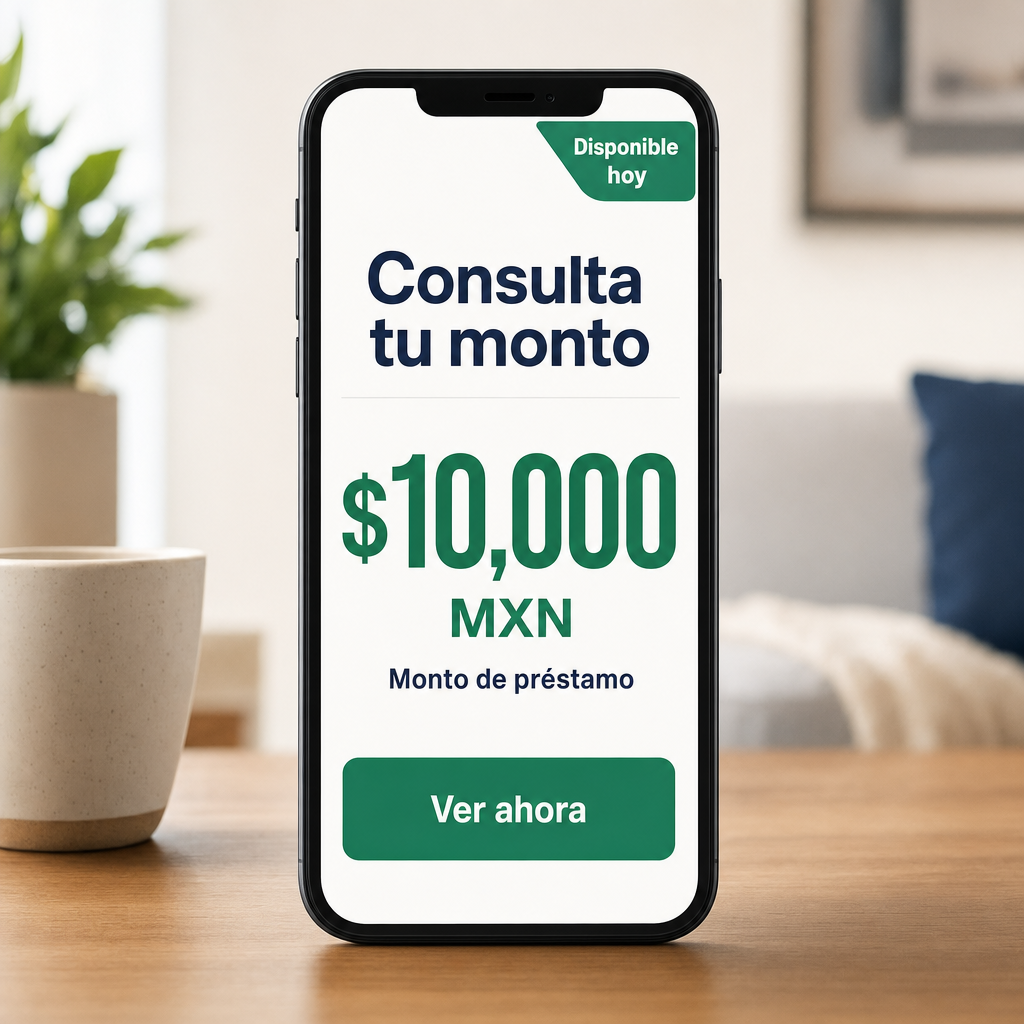 teléfono con monto de préstamo